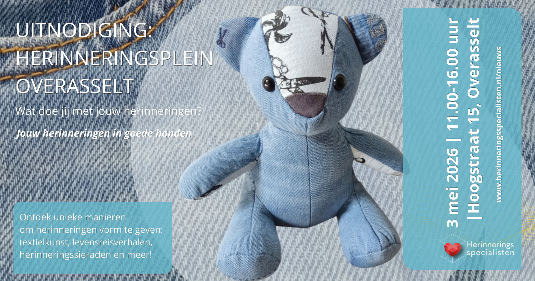 Uitnodiging Herinneringsplein Overasselt